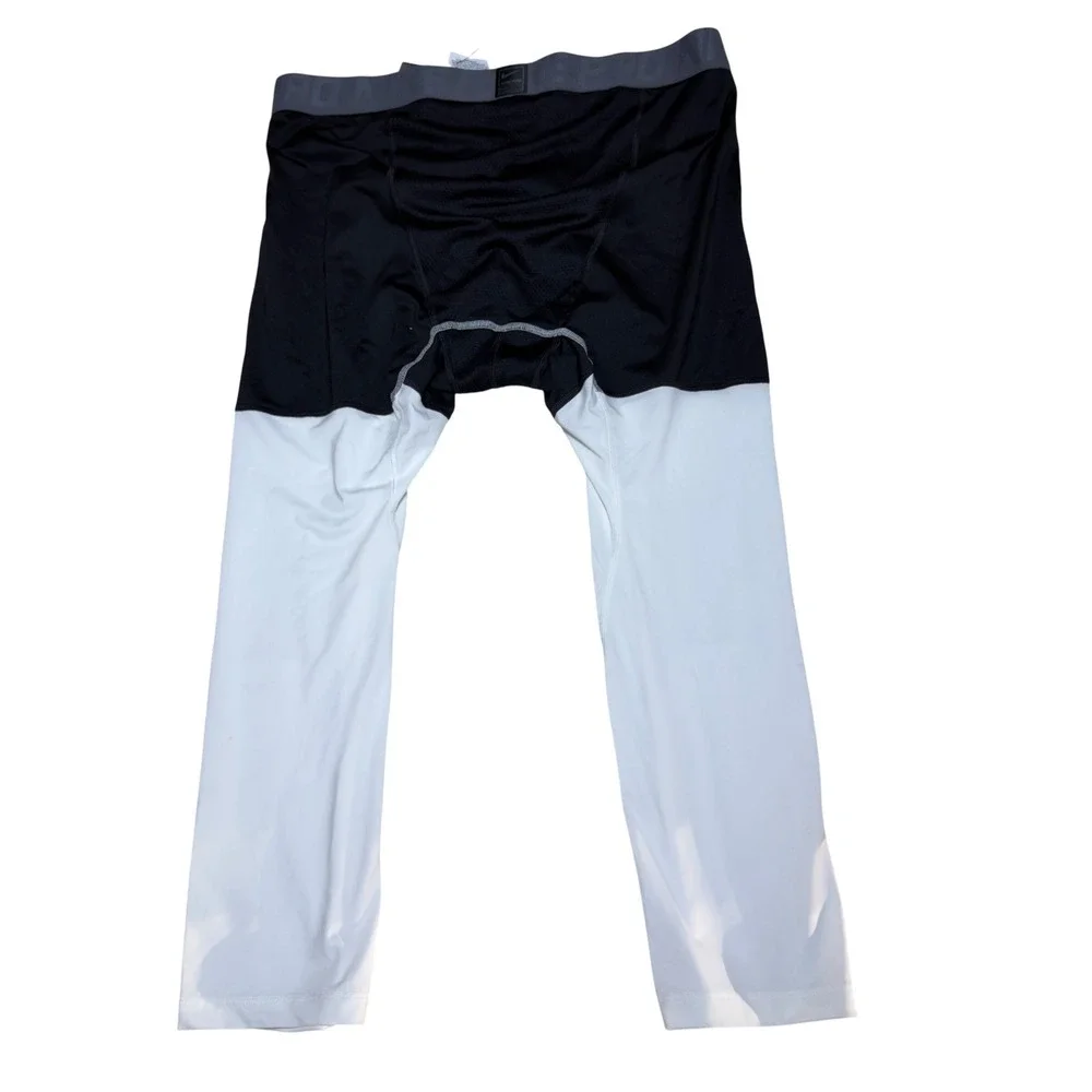 Nike Pro NBA Compression Tights Mens 3XL Black White AT9764-011 Basketball
